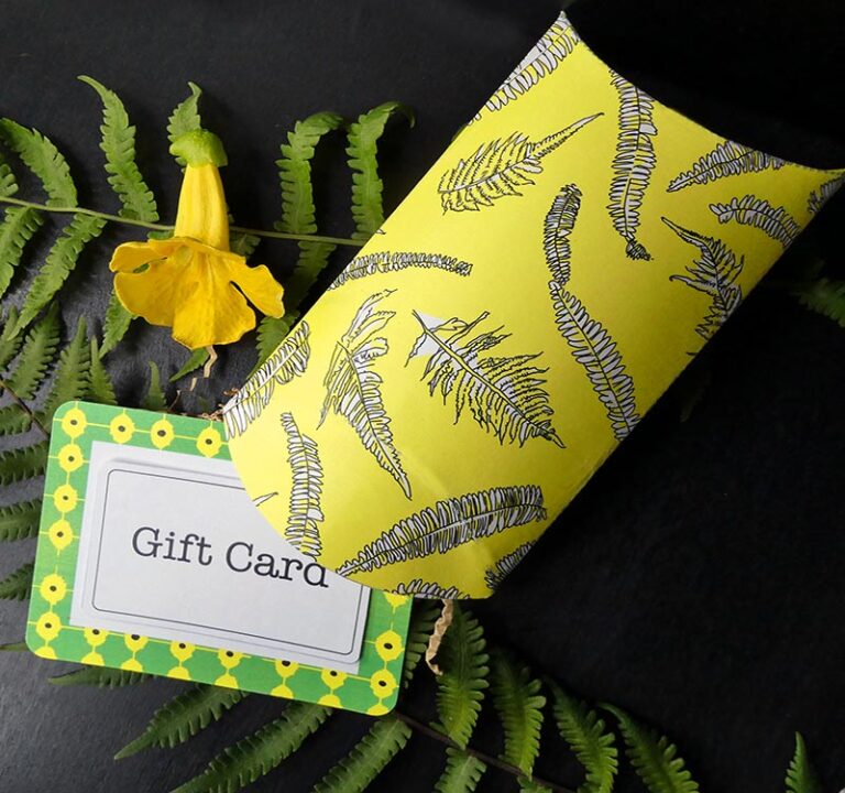 Pillow Box Jonquil Fern